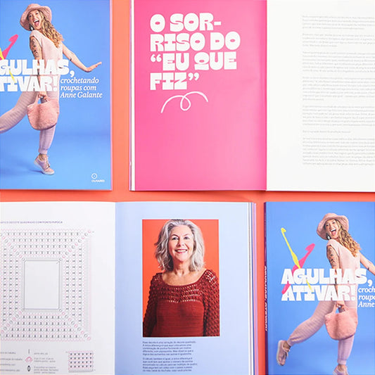 Agulhas, Ativar! crochetando roupas com Anne Galante - livro