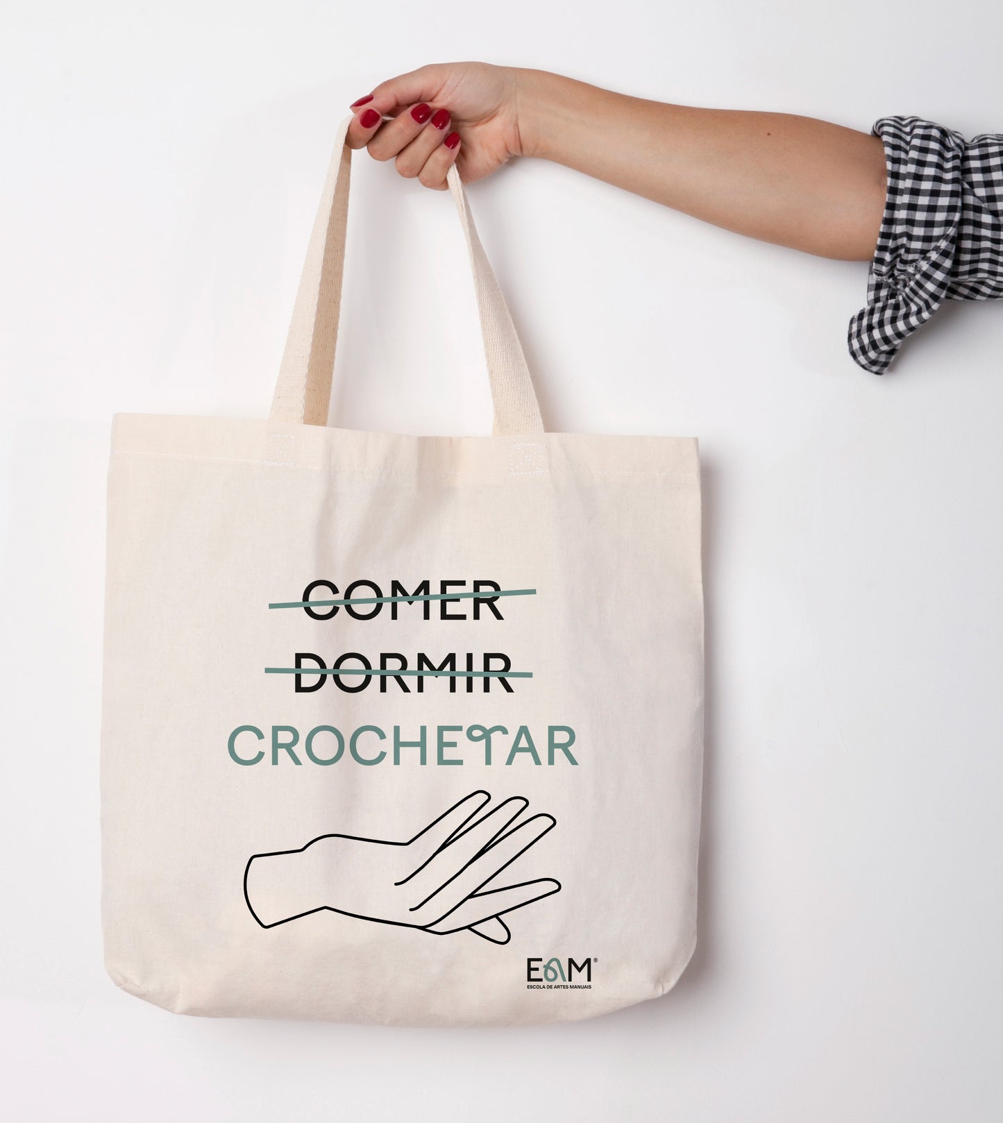 Ecobag EAM – Comer, Dormir e Crochetar