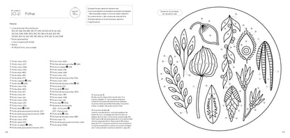 Bordar com cores, Miriki Shiromura - livro